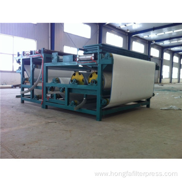 Dewatering of plant pulp Filter Press